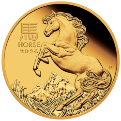 1/10 унция златна монета Австралийски Лунар Кон 2026