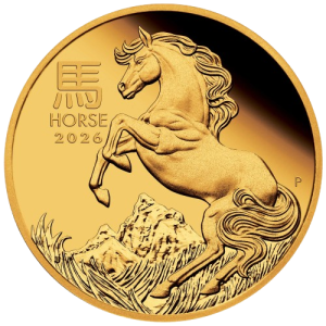 1/10 унция златна монета Австралийски Лунар Кон 2026